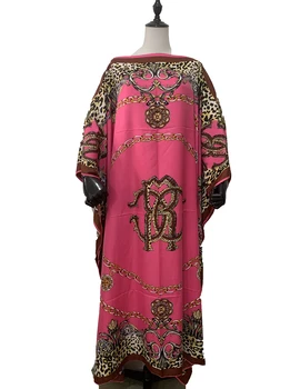 2020 европейская одежда mados Leopardas spausdinti Kuveitas Bohemijos Vasaros šilko kaftan suknelė мусульманская мода Abaja femme Skraiste