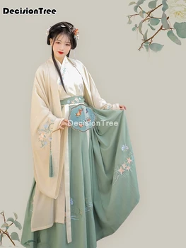 2021 hanfu senovės tangsuit dinastijos derliaus šalis, kinų stiliaus vestido kostiumas festivalis outfist išgalvotas etape suknelė