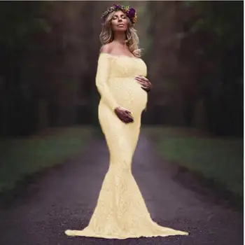 2021 Nėščia Fotografijos Rekvizitai Maxi Nėštumo Drabužiai Nėrinių Motinystės Suknelė Išgalvotas Fotografavimo Nuotraukų Vasaros Motinystės Suknelė S-3xl
