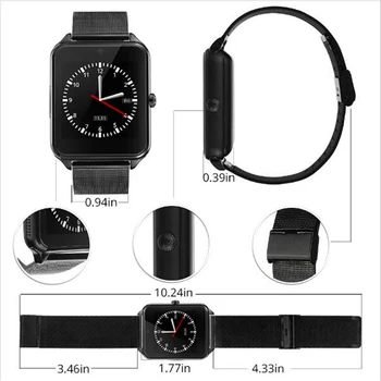 2021 Smart Žiūrėti GT08 Plus Metalo Dirželis Bluetooth Riešo Smartwatch z60/Android Paramos Sim TF Kortelė Žiūrėti Multi-kalbų