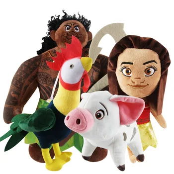 20cm Mielas Princesė Moana Maui Pua Pliušinis Kimštiniai Žaislai, Animacinių filmų Moana Lėlės, dovana, žaislai vaikams