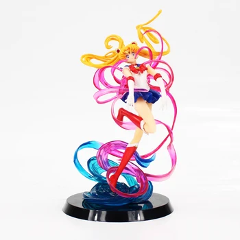 20cm Sailor Moon Pav Žaislas Tsukino Grožio Petit Chara Gana Globėjas Kristalų Galia sudaro Lėlės Modelio Dovana Vaikams