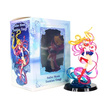 20cm Sailor Moon Pav Žaislas Tsukino Grožio Petit Chara Gana Globėjas Kristalų Galia sudaro Lėlės Modelio Dovana Vaikams