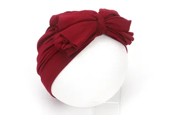 20pc/daug 2019 Naujas Sukurta Mielas Kūdikis Beanie Kepurė Skrybėlės Medvilnės Minkštas Turbaną Mergina Skrybėlę Indijos stiliaus Vaikams Naujagimio Kepuraitė kūdikių mergaitės
