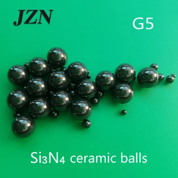 20pcs/daug 3.969/4.0/4.5/4.763/5.0/5.556 mm keraminiai rutuliai Silicio Nitrido kamuolius, guolis/siurblys/linijinis slankiklį/valvs kamuoliukus/bike G5