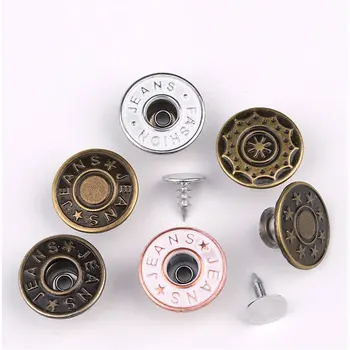 20pcs/set 17mm QJH Aukštos Kokybės Metaliniai Mygtukai su Nustatymo Priemonės/Sandėliavimo Džinsų Sagos 