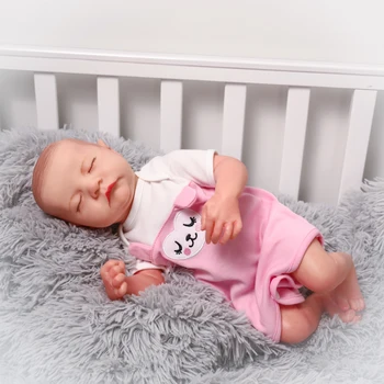 22 Colių Reborn Baby Doll Realus 56CM Naujagimių Miego Lėlė Su Uždarytas Akimis Rankų darbo Bonecas Vonios Žaislas Tikroviška Lėlių Dovana