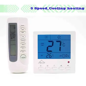 220v nuotolinis valdymas kambario termostatas, temperatūros jungiklis, aušinimo šildymas