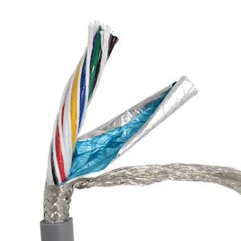 22AWG 2/3/4/5 core Towline ekranuotas kabelis 5m PVC lanksti viela TRVVP atsparumo lenkimo atsparus korozijai vario viela
