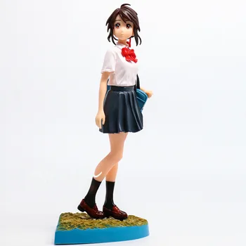 22cm Anime Pav Žaislai Jūsų Vardas Tachibana Taki Miyamizu Mitsuha PVC Veiksmų Skaičius, Žaislų Kolekcijos Modelis Dovana Lėlės