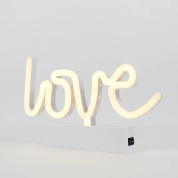 24.9 cm dekoro užsakymą vestuves neoninis ženklas usb baterija neoninės lempos geltonos spalvos meilės formos PVC led neon apšvietimas