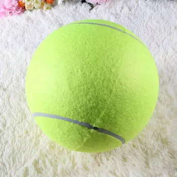 24CM Milžinišką Teniso Kamuoliuką Šunų Kramtyti Žaislas šunelis Interaktyvūs Žaislai Dideli Pripučiami Teniso Kamuoliuką Naminių Reikmenys Lauko Kriketas Šuns Žaislas