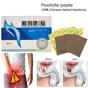 24pcs Prostatos Bamba Gipso Žolelių Medicinos Gipso Urological Pleistrai Vyrų Prostatos Gydymo Sveikatos Priežiūros Kinų Medicina