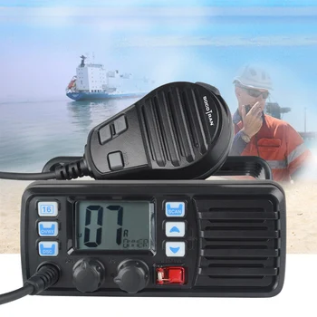 25W Didelės Galios VHF diapazono Jūrų Walkie talkie Vandeniui, Jūrų Radijo Walkie Talkie per Jūrą Plaukti Kumpis Inter-telefono RS-507M