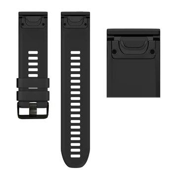 26 22mm Watchband Garmin Fenix 6 6X Pro 5 5X Plius 3HR Silikono Juosta 
