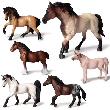27 Rūšių Modeliavimas Arkliai Kietas Pav Kolekcines, Žaislai Laukinių Gyvūnų Figūrėlių, Vaikai Kilnojamojo Žaislas