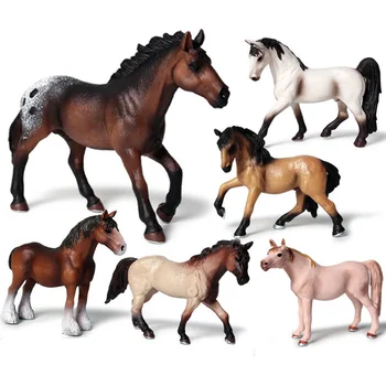 27 Rūšių Modeliavimas Arkliai Kietas Pav Kolekcines, Žaislai Laukinių Gyvūnų Figūrėlių, Vaikai Kilnojamojo Žaislas