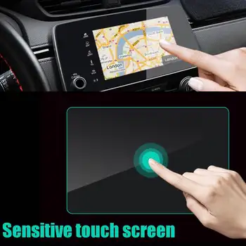 27x12.5cm Automobilio Ekrano GPS Navigacija Screen Protector 9H 0,3 mm Grūdintas Stiklas Honda už CR-V CRV 2017 2018