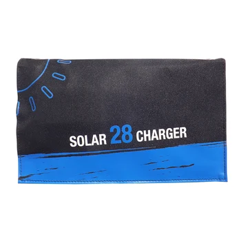 28W Nešiojamas, Sulankstomas Saulės Įkroviklis su 3 USB jungtys Aukšto Efektyvumo Sunpower Saulės Skydelis Mobilaus telefono