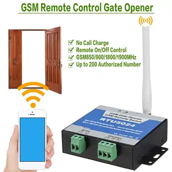2G 3G GSM Vartų Atidarymo Rėlę Įjungti Telefono Belaidžio Nuotolinio valdymo pultelis Durų Prieigos Belaidžio Atidarytuvas Nemokamai Skambinti RTU5024/RTU5035
