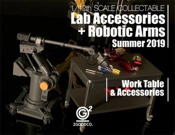 2Goodco 1/12 Tony Lab Priedai+Robotų Ginklų Vasaros 2019 Platforma