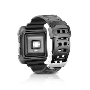 2in1 Silikono Dirželis + Case Cover rėmo watchbands už Fitbit Blaze pakeitimo smart watch band lauko sporto apyrankės apyrankės