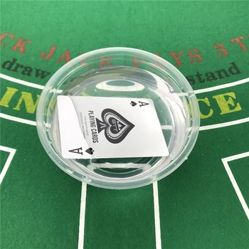 2Sets/Daug Plastikinės Kortos Vandeniui Texas Hold ' em Pokerio Kortos Siauras Prekės PVC Laikikliai, stalo Žaidimai 2.28*3.46 Colių