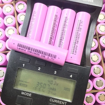 2VNT 18650 Baterija 18650VTC7 INR18650 baterijos Li ion, 3,7 V 3300mAh ličio baterija žibintuvėlį, fakelą lazeris lazerinis žymeklis