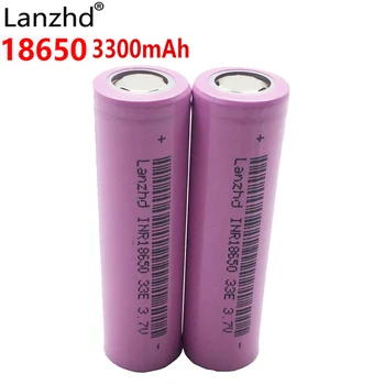 2VNT 18650 Baterija 18650VTC7 INR18650 baterijos Li ion, 3,7 V 3300mAh ličio baterija žibintuvėlį, fakelą lazeris lazerinis žymeklis