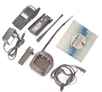 2vnt 8W didelės galios Baofeng UV-82 nešiojamų Radijo walkie talkie UV 82 CB Kumpis Radijo Vhf Uhf UV82 radijo siųstuvas-imtuvas