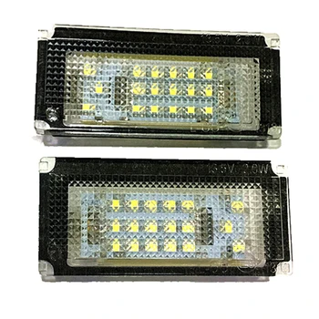 2vnt Automobilių Mini LED Licencijos Plokštės Šviesos Lempa B-MW, Mini Cooper, R50, R52, R53 2019