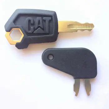 2vnt CAT Caterpillar Įrangos Klavišą, Nustatyti Uždegimo ir Magistro Atsijungti Klavišus Nemokamas Pristatymas