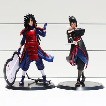 2vnt/Daug 17cm Naruto Shippuden Madara Uchiha Sasuke Veiksmų Skaičiai Anime Modelis Žaislai