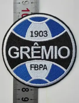 2vnt/daug Futbolo futbolo klubo Komanda Gremio logotipą, geležies Pleistras Aufnaeher Aplikacijos Buegelbild Išsiuvinėti ženklelis