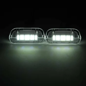 2vnt Durų Perspėjimo Sveiki Mandagumo Šviesos diodų (LED) Lempą, Dekoratyvinės Lempos VW Golf 5 6 7 Mk5 Gti Mk6 Mk7