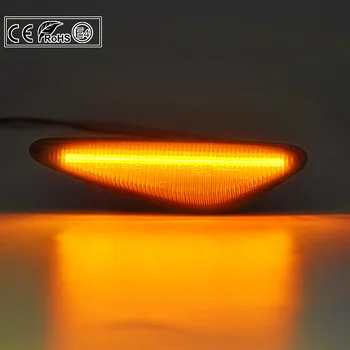 2VNT Gintaro LED Šoniniai Gabaritiniai Posūkio Signalo Lemputė, Šviesos, Dūmų, Dėl Mazda MX-5 Miata NA RX-8 6 Atenza GH 5 Premacy CW Fiat 124 Spider