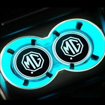 2vnt Led Automobilio Logotipas Taurės žibintai Šviesos Miestelyje Gėrimų Laikikliai MG 3 MG 6 GS GT SS MG6 MG3 ZS EV CS Sąvoka TF LE500 Priedų