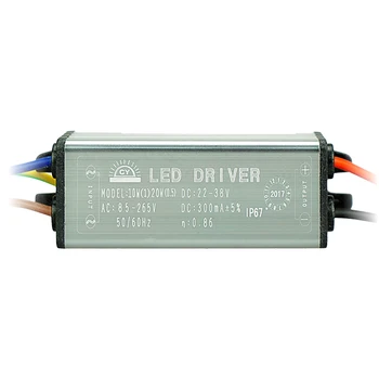 2vnt LED Driver 10W 20W 30W 50W 70W Konvertuoti AC 85-265V, Kad DC 20-38V MB Apšvietimas 