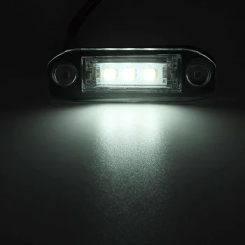 2vnt LED Skaičius Licenciją Plokštelės Žibintas Žibintai Lempa Volvo S80 Xc90 S40 V60 Xc60 S60 C70 V50 V70 Xc70