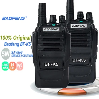 2VNT Naujos Baofeng BF-K5 Walkie Talkie 5W UHF Mėgėjų Nešiojamieji BFK5 Comunicador K5 Kumpis Radijo Diapazonas Stotis Patogu Politie Skeneriai