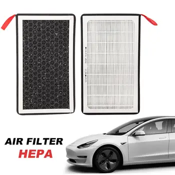 2vnt Oro Filtras HEPA Švaresnis Filtro keitimas Higienos Apsaugos Tesla Model 3 KD2.5 Oro Filtras Webasto Oro Filtras Automobilį