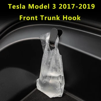2vnt Priekinė Bagažinė, Kablys Automobilių Pakabukas Už Tesla Model 3 2017-2019 Kablys priedai tesla model 3 tesla tris tesla model 3 model3