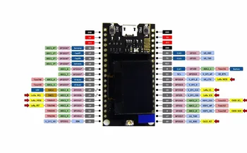 2vnt TTGO LORA SX1278 ESP32 0.96 OLED Modulis Mt 16 Baitų (128 Mt bitų) 433Mhz už Arduino 