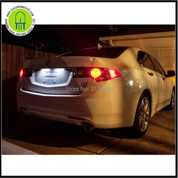 2VNT x dahosun LED Licenciją Plokštelės Šviesos Žibintai Honda Acura MDX LR TL TSX ILX Civic Sutarimu Odyssey Super Ryškus 18-SMD OEM Repla