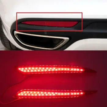 2x Automobilio LED DRL Galinis Bamperis Atšvaitai užpakalinis Žibintas Priešrūkinis Žibintas Stabdžių Šviesos Signalų Back Up Įspėjimas Lempa Ford Fusion 2013-m.