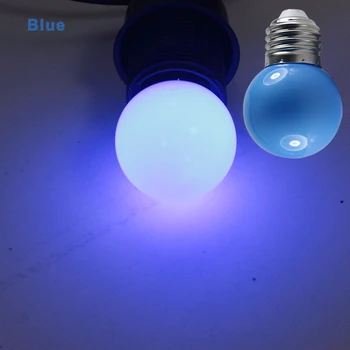 2X bombillas led lemputė E27 šviesos B22 Dc 12 voltų 110V, 220v 0,5 W G45 lempučių lempa balta raudona mėlyna žalia geltona Dekoratyvinis naktinis apšvietimas