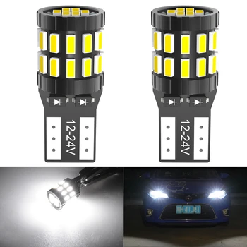 2x CANBUS LED T10 W5W 194 2825 Stovėjimo Led Lemputės Auto Pleišto Patvirtinimo Lempos Licencijos Lemputes Renault Duster Megane 2 3