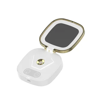 3 1. Nano Purškimo Priemonė USB Įkrovimo Veido Drėkinamasis Nešiojamą Drėkintuvas LED Šviesos Makiažo Veidrodėliai Drėkinanti Priemonė