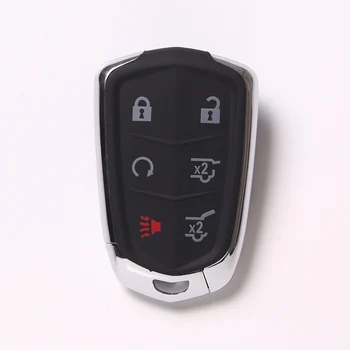 3/4/5/6 Mygtukai Smart Nuotolinio Klavišą Shell CADILLAC SRX CTS ATS XTS Escalade ESV Klavišą Korpuso Pakeitimas Apvalus Lipdukas Logotipas