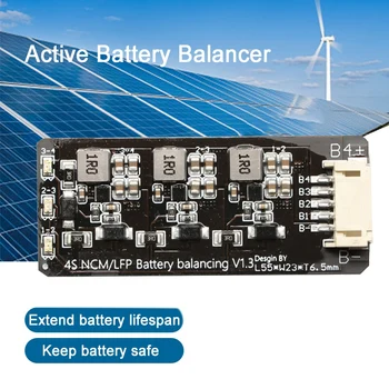 3-4 Li-Ion Lipo Lifepo4 LVP Baterija Aktyvus Ekvalaizeris Balancer BMS 1.2 Pusiausvyrą Energijos Perdavimo Valdyba